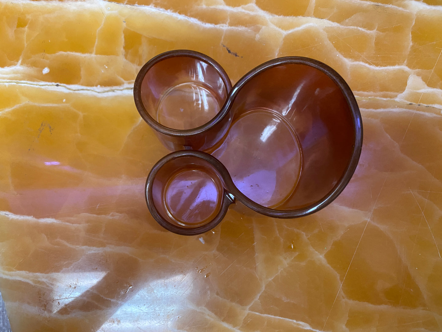 🧡 Resin Vanity Organizer – Triple Compartment | Fall Luxe Collection by Paradigm Resin